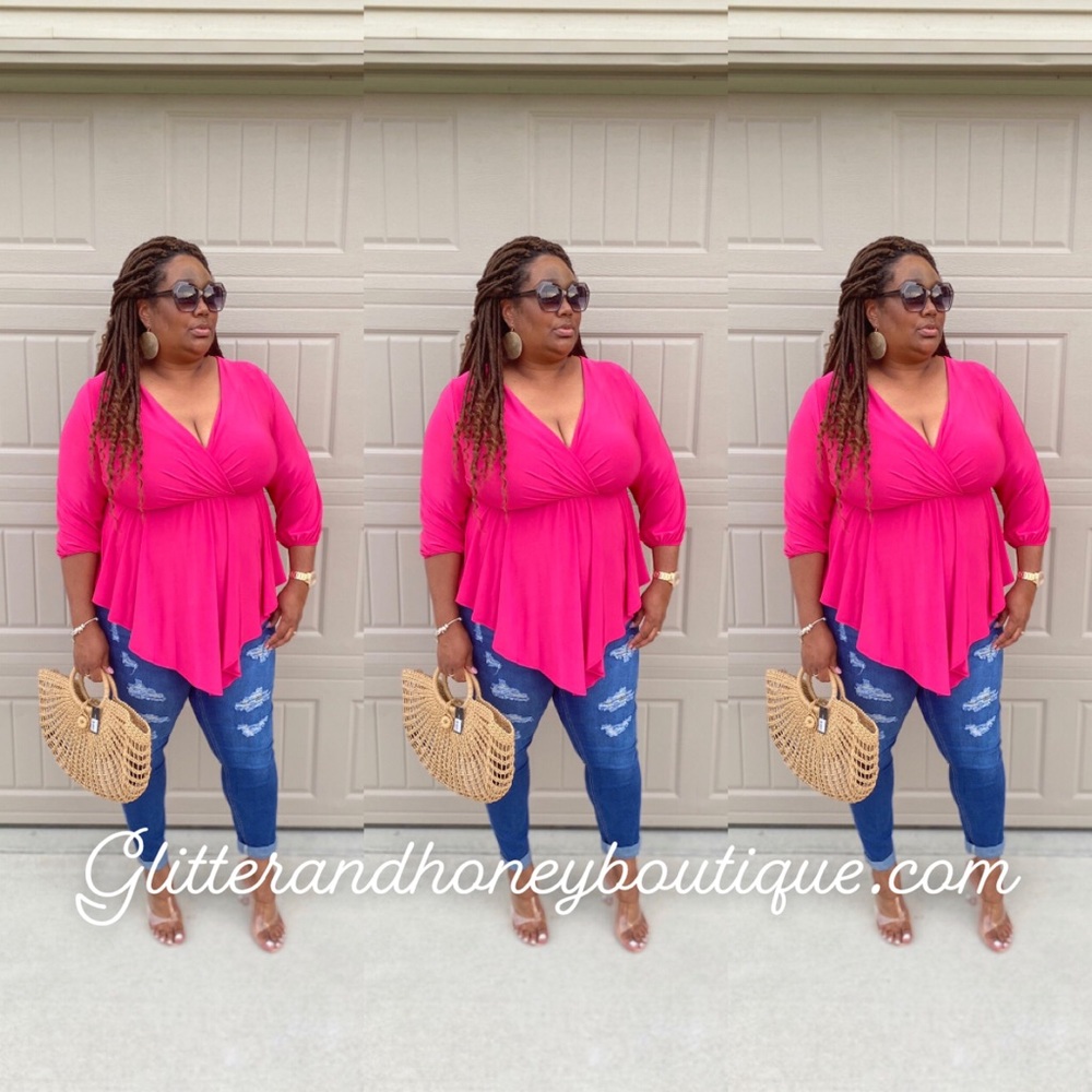 Flirty Plus Top